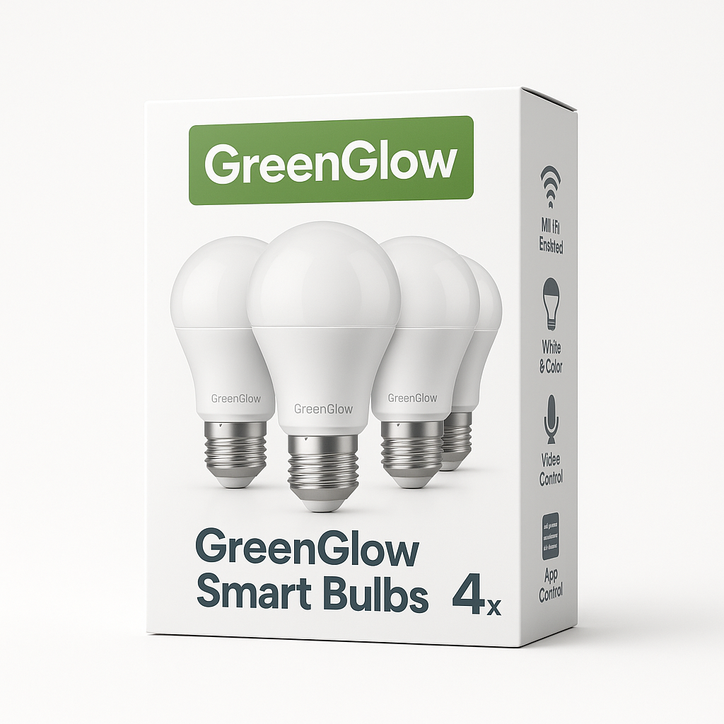 GreenGlow Smart Light Bulbs